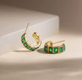 Green Glow Hoops