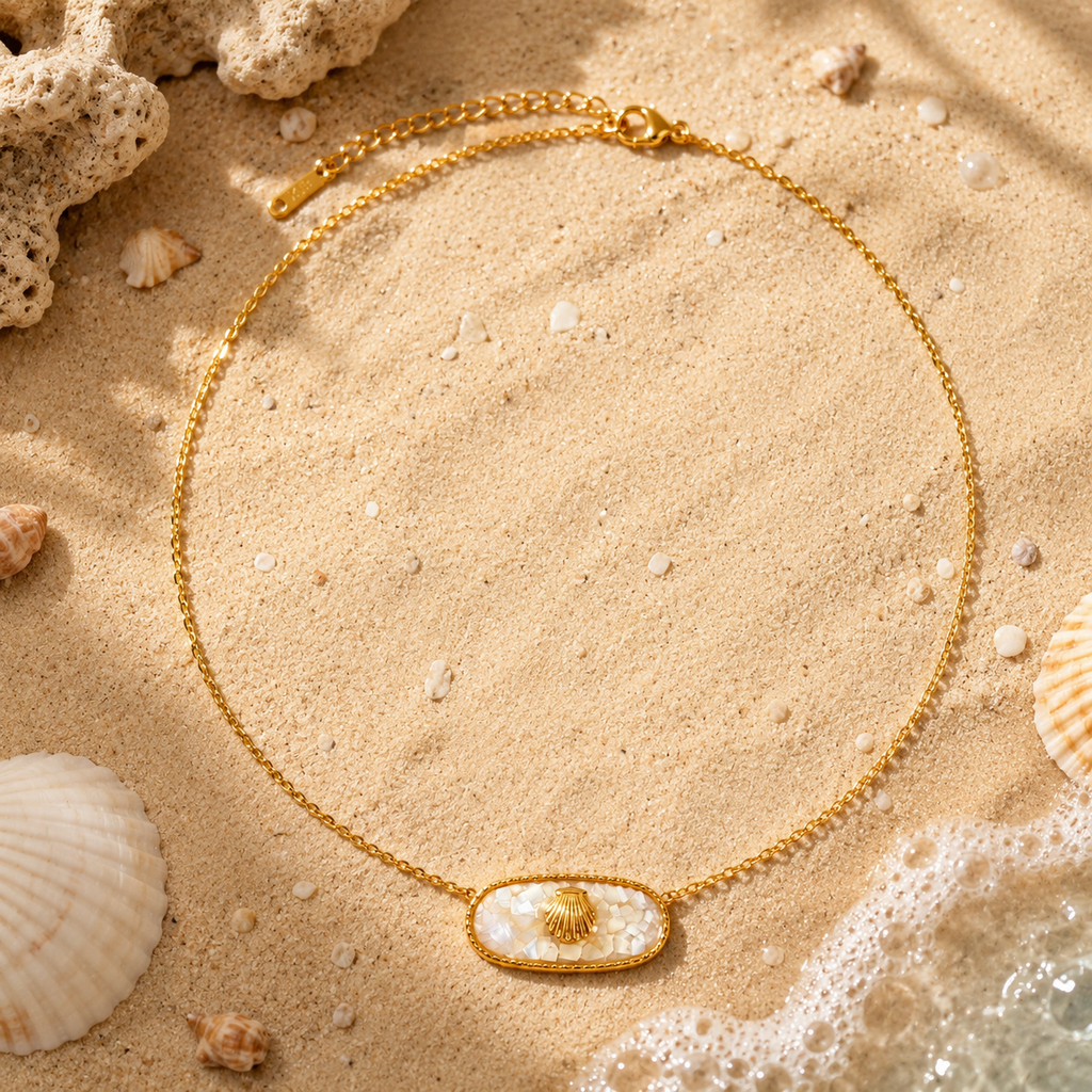 Gold Shell Necklace