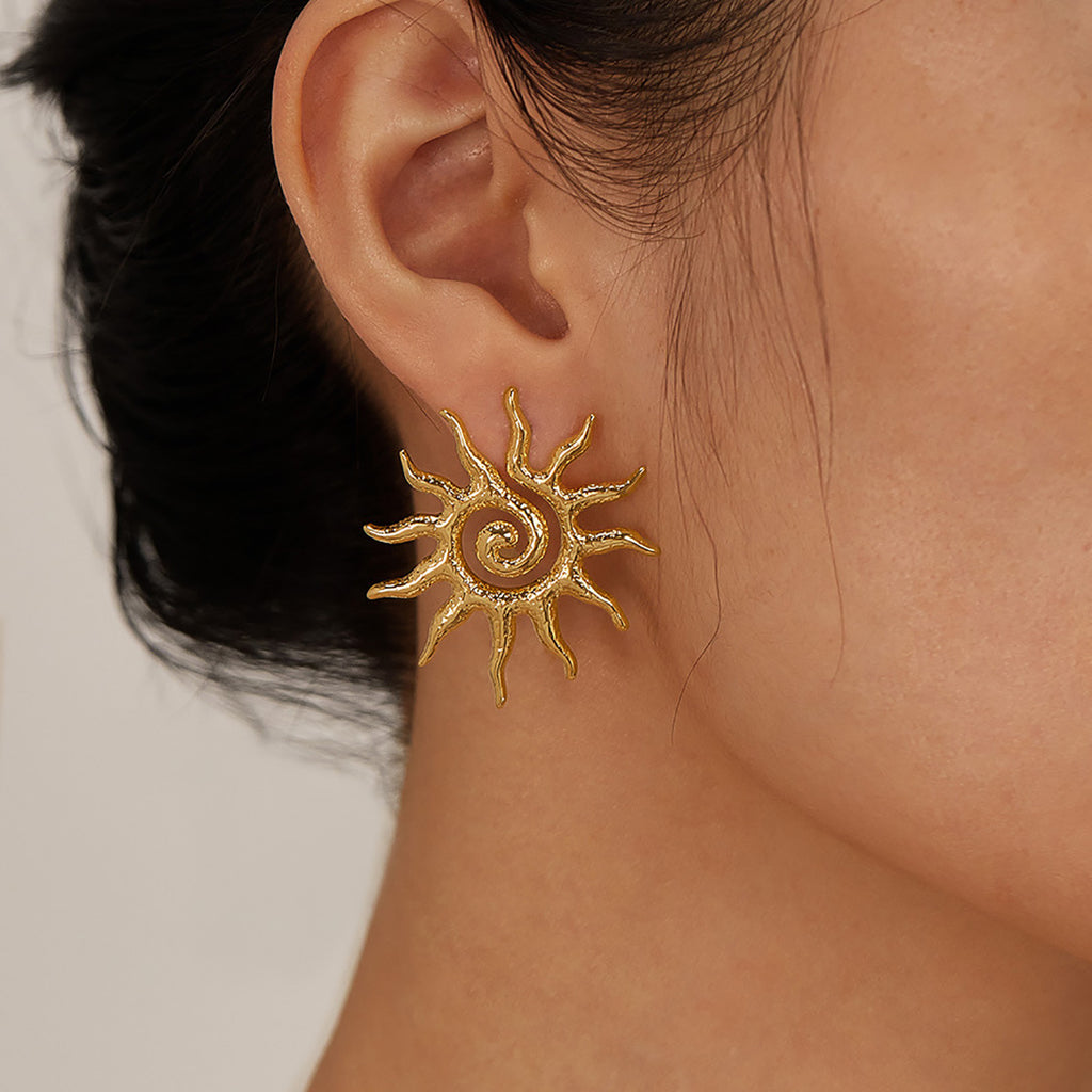 Artistic Sun Earrings