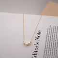 Three Pearl Necklace